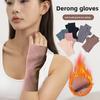 German Velvet Half-finger Warm Gloves , Writing Cycling Sports, Cold-proof Thickened Open-finger Touch-screen Gloves