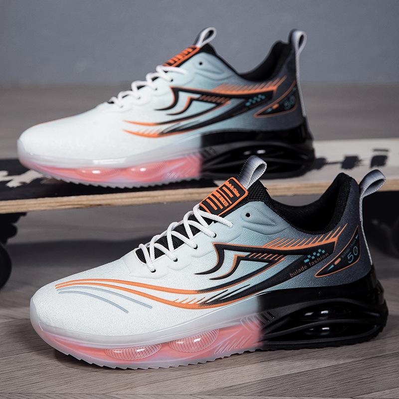 Новые повседневные мужские дышащие сетчатые спортивные кроссовки для бега, легкие и модные мужские спортивные кроссовки