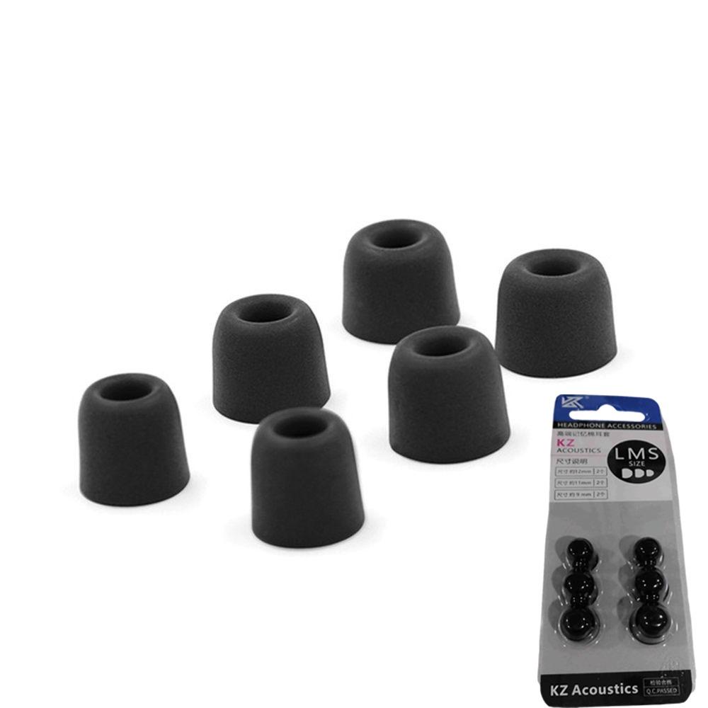 3 Pairs Comfortable In-Ear For Earphone Headphones Memory Foam Ear Tips Ear Pads Eartips
