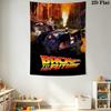 Тканое полотно для домашнего декора с узором DeLorean из фильма «Назад в будущее», настенное панно, декоративная ткань для стены RV.SGT0917329