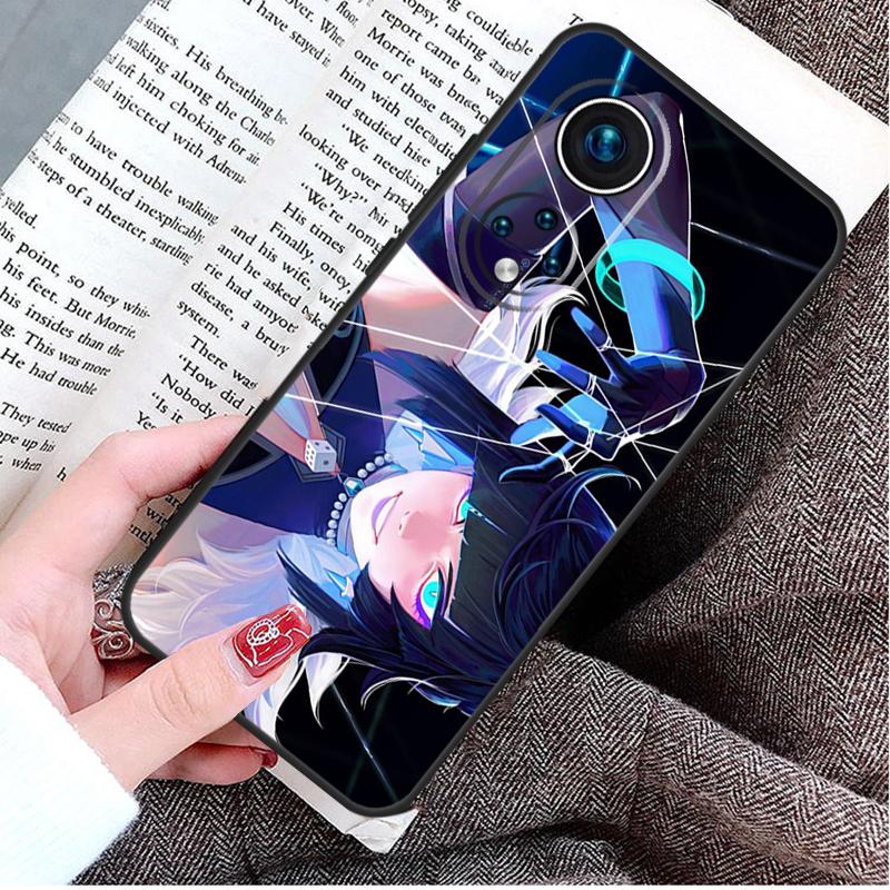 Чехол Yelan Genshin Impact для Honor Magic 8 6 7 Lite Honor 400 200 Pro 50 70 90 X8c X8b X9a X9c X9b X9d Win Cover