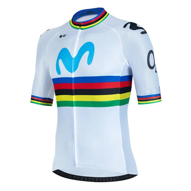 Movistar 2025 Велосипедный Комплект Джерси Лето Испания MTB Велосипедная Одежда Форма Maillot Ropa Ciclismo Мужской Велосипедная Одежда Костюм Hombre