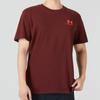 Under Armour Sportstyle Logo Crew Neck T-Shirt Men Tops Burgundy 1373997-690