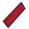 Red LED Badge 12x48 Pixels Mobile APP Control Name Sign with Brooch and Magnet Bracket Programmable Rechargeable
