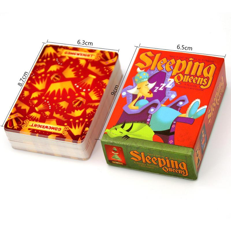 Полная английская настольная игра "Спящие королевы", карточная игра, семейный подарок, игра-стратегия "Разбуди королеву", веселая детская игра, карточная игра