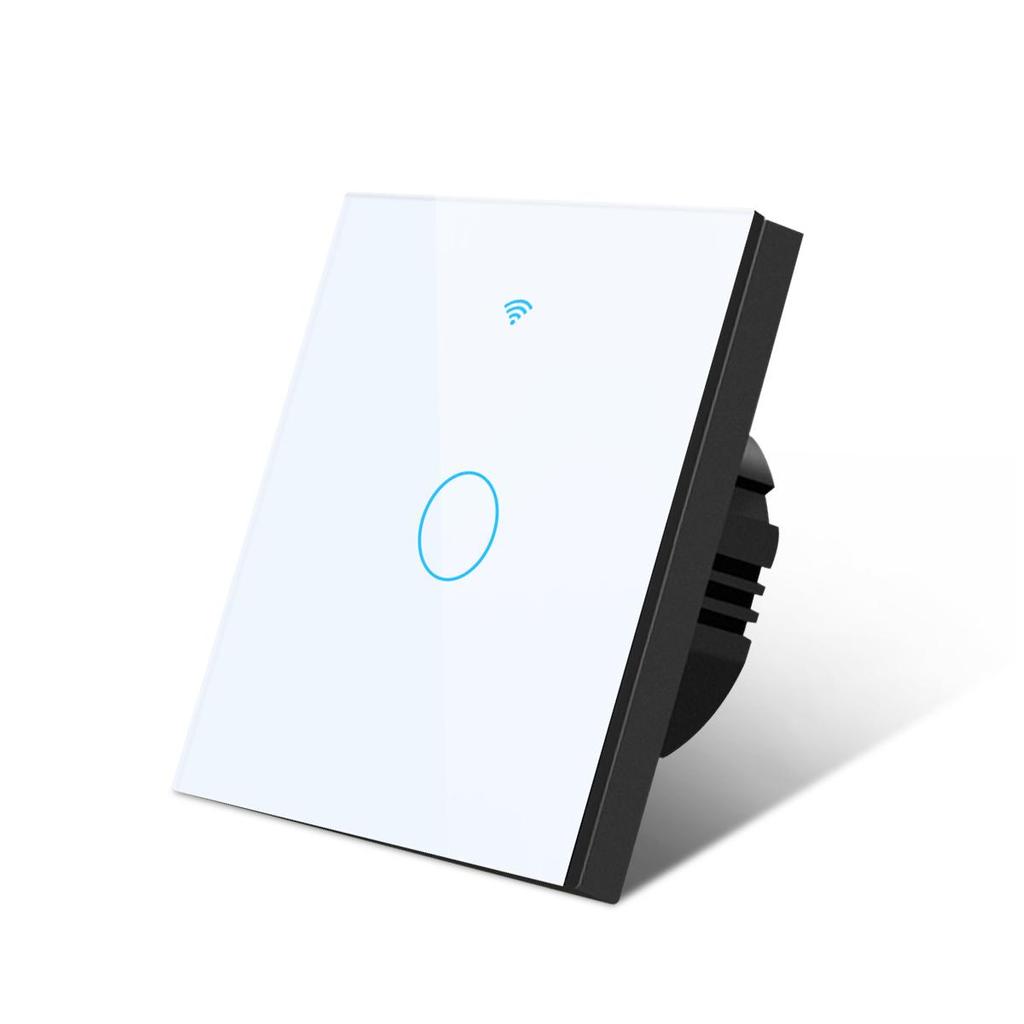 Стандарт ЕС Tuya Smart Life WIFI Настенный переключатель 1/2/3 банды 1 полоса 220 В Стеклянная панель Сенсорный переключатель Голосовое управление Интеллектуальный переключатель работает с Alexa Google Home