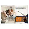 DAB373BT Crank Radio +FM BT Emergency Radio with 5000 MAh Battery Solar with Alarm Clock Blackout E 0619 SZRH A-X