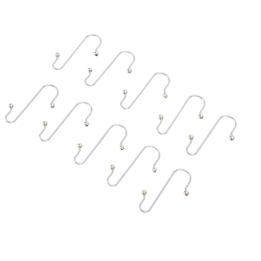 100 шт. крючков из нержавеющей стали, многоцелевые крючки в форме буквы S, декоративные вешалки для рождественских елок