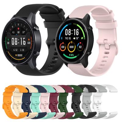 Ремешок для часов 22 мм для Xiaomi MI Watch Color Sport Смарт-браслеты Мягкий спортивный силиконовый браслет Ремешок для Garmin Venu 3 2