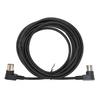 90 Degree Angle 5 Pin DIN Cable Right Angle Male To Male MIDI Sound Cable for TV Surveillance