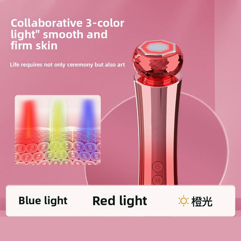 Двойное назначение лифтинг и укрепление лица многофункциональный Введение бытовой микротоковой прибор для ухода за кожей омоложение кожи V прибор для лица