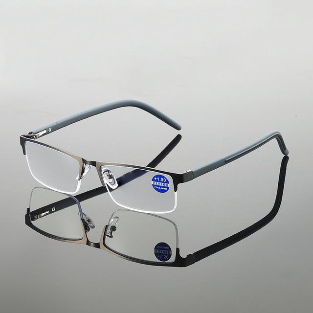 Unisex Reading Glasses Simple Men Women Titanium Alloy Presbyopia Eyeglasses Anti-fatigue Computer Eyewear Diopter +1.0 To +4.0
