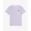 Lacoste Женская полосатая футболка с коротким рукавом Tf251e 54g Iy2