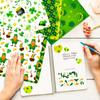 DIY12 листов/упаковка шляпа St. Патрик записки справочник карты фон узор бумага DIY материал справочника