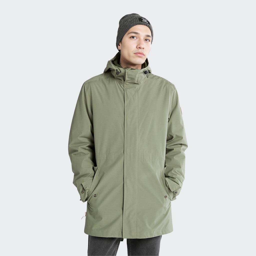 Timberland Однотонная уличная стеганая куртка с подкладкой три в одном с капюшоном мужские куртки Cassel-зеленый A69MW-590