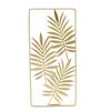 Metal Leaf Wall Decor Golden Nordic Style Elegant Ambience Sturdy Durable Wear Resistant Metal Wall Decor