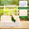 Automatic Pet Bird Bathtub Enduring Parrot Bath with 360 Degree Rotating Shower Head Splashproof pet Shower Cubicle for Cockatoo