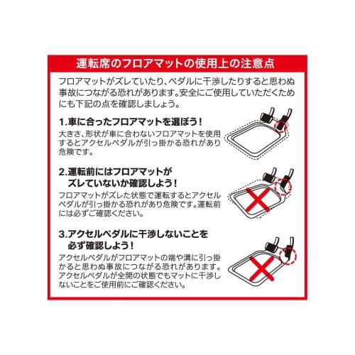 BONFORM Car Mat, Cut Shape, Regular Car, Front, 1 Piece, Waterproof, Washable, Anti-Slip, Free Cut, 48x65cm, Black 6421-01BK