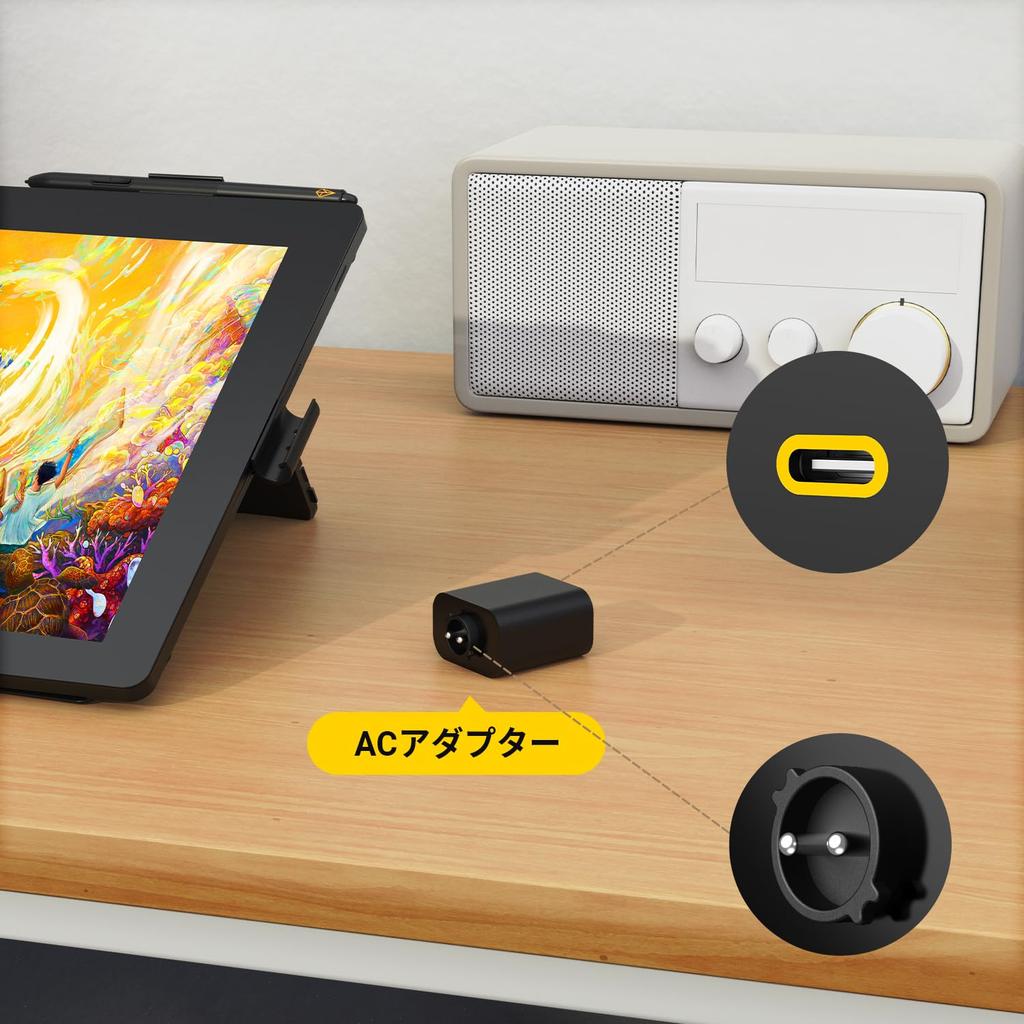 XENCELABS Hub Комплект Xencelabs Hub для Pen Display с улучшенными возможностями подключения и кабелями, в комплект входит универсальный адаптер переменного тока 16, HDMI, DisplayPort,