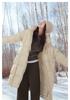 Shoulder down double zipper stand up collar hooded cotton candy down jacket