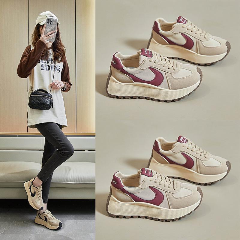 2024 Spring Korean Forrest Gump Women's Platform Sneakers, Heightening Sports Casual Shoes BN001