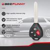 Улучшенный брелок для ключа автомобиля Beefunny для Toyota Camry Corolla Matrix Sienna Solara, для Pontanic Vibe Замена брелока для ключа FCC ID: GQ43VT14T 315 МГц