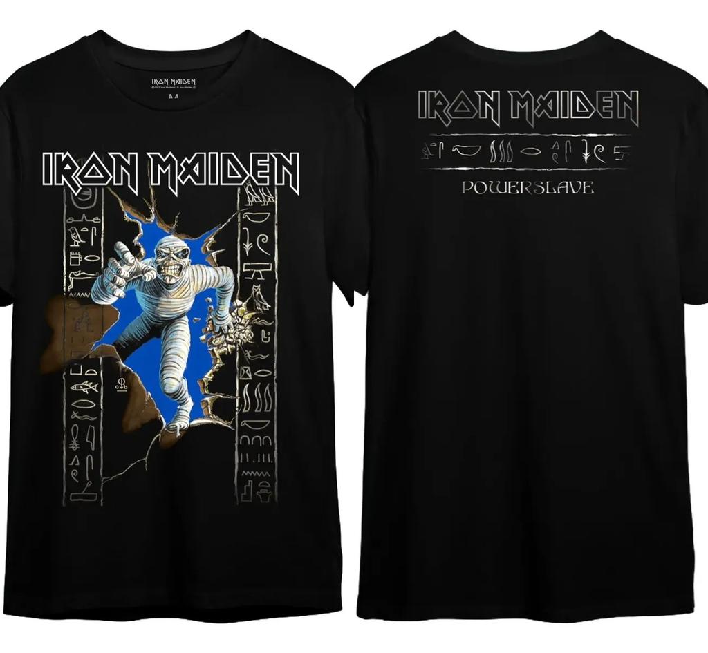 Iron Maiden Live After Death Графическая футболка Хлопок Оверсайз Y2k Мужская Женская Короткий рукав Уличная одежда Свободная Женская Мужская Одежда