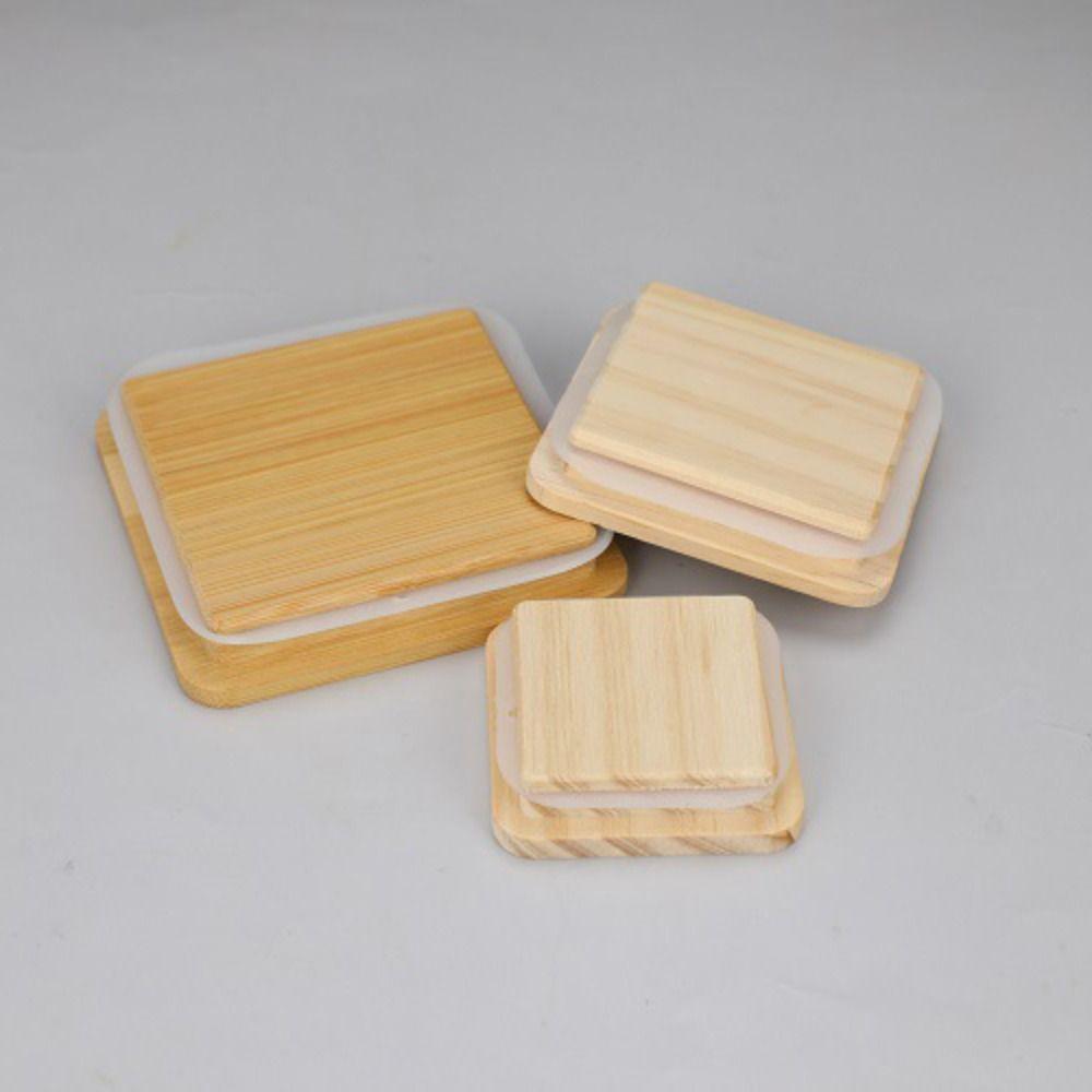 Kitchen Organization Bottle Sealing Caps Canning Storage Mason Jar Lid Wood Lids Wide Mouth Cover