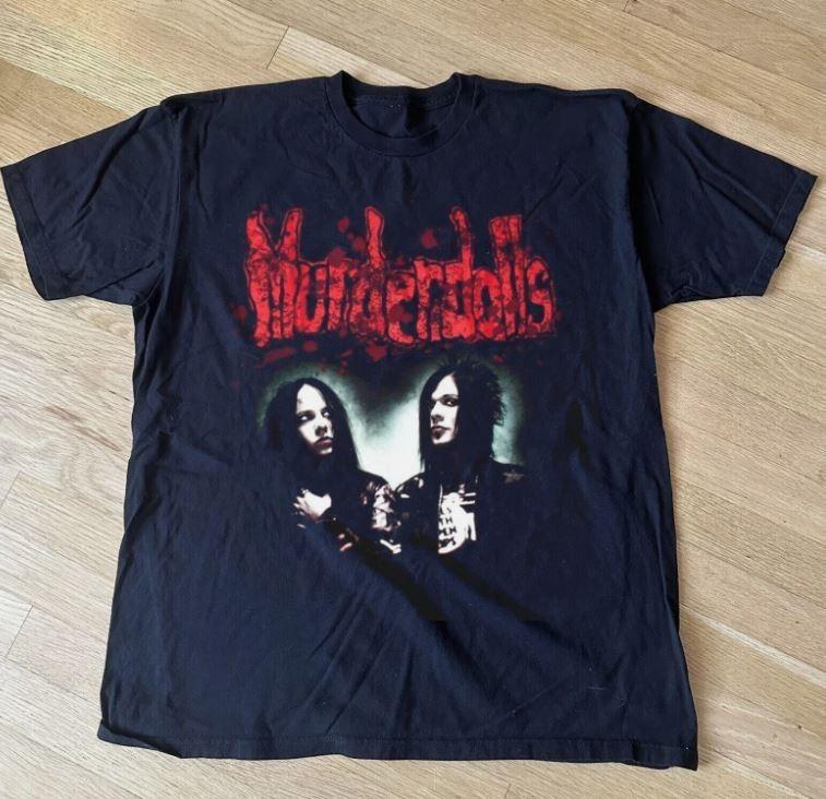 MURDERDOLLS Музыкальная группа Альбом Короткий рукав Хлопок Черный Все размеры S5XL Рубашка Унисекс Футболка