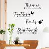 WZ9029 English Slogan Bedroom Living Room Beautification Decorative Wall Stickers Self-adhesive
