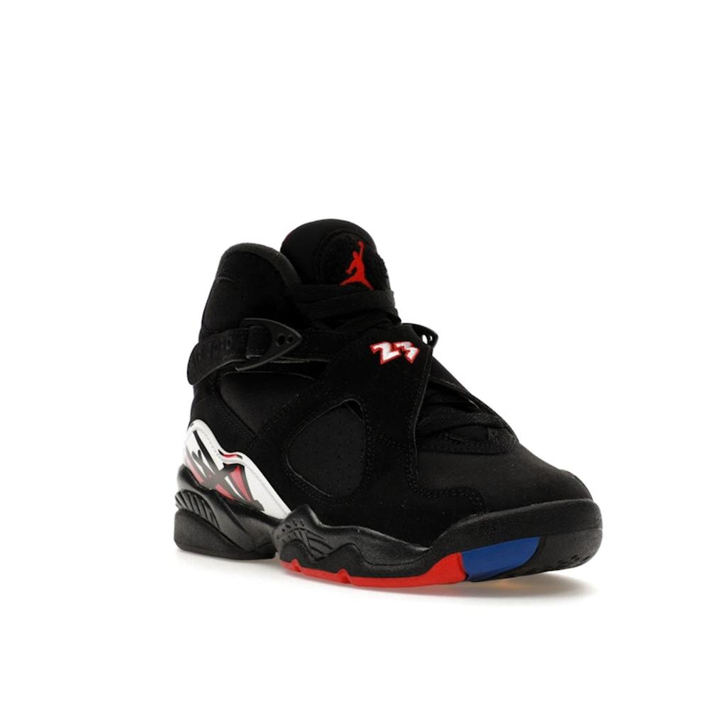 Air Jordan 8 Retro GS Playoff 2023 Kids Sneakers Black True-Red White 305368-062