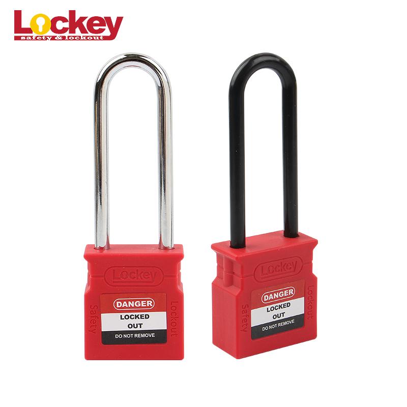 Designed Factory 76mm Nylon Plastic Safety Padlocks With Master Key