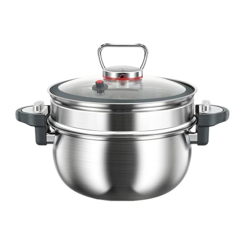 316 Stainless Steel Micro-Pressure Steamer & Soup Pot