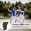 1Pc/2Pcs 4 Wheel Baseball Umpire Clicker Softball Referee Equipment Ball Strike Pitch Counter Clicker for Scorekeeper Recording Outs And Innings Balls