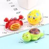 Cartoon marine animal return car Gift Exercise children's hands-on ability Cute cartoon shape Color Random Interactive toys Gift for boys and girls