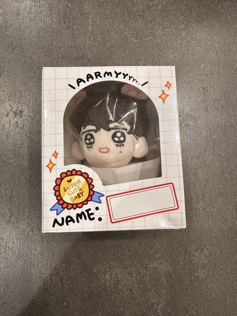 [Б/У] MOKKUnim BTS V Плюшевая игрушка 10см Корейская поп-музыка Покупка