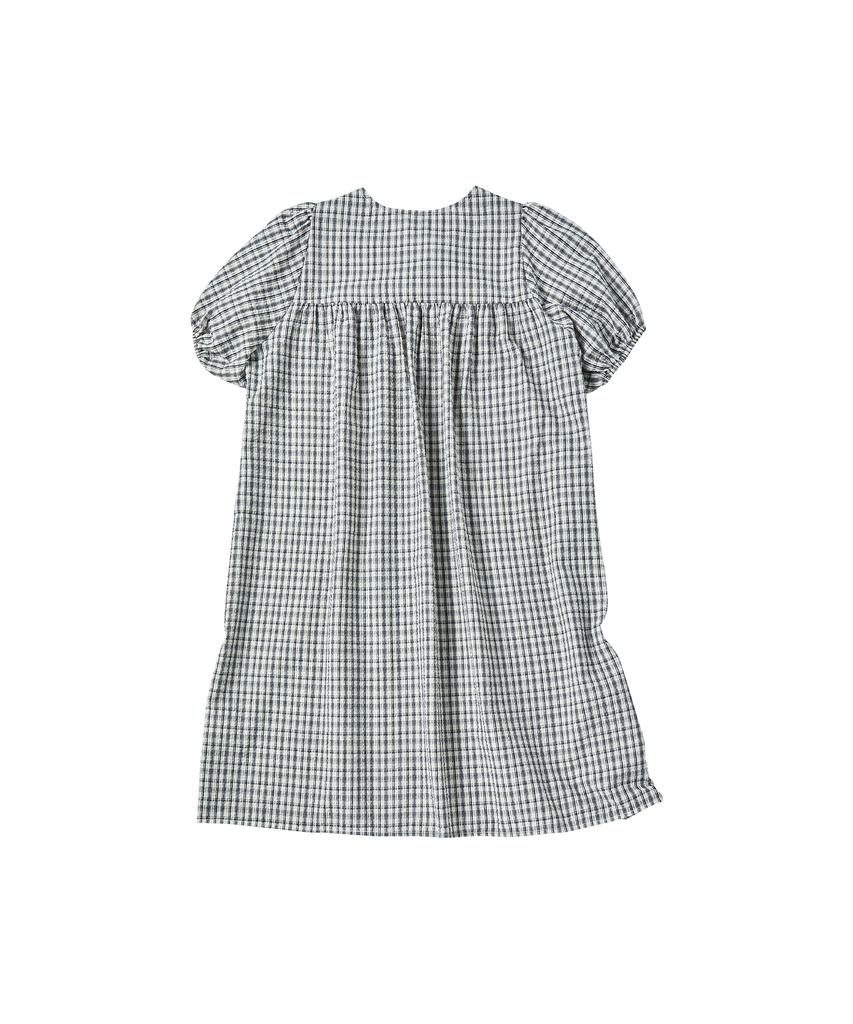 Comoni Nose W Check Puff One Piece [Ivory]