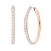 Swarovski Серьги Dextera Hoop цвета розового золота 5383938 для женщин