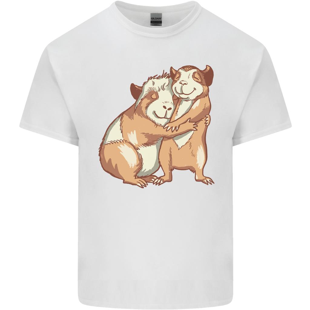 Guinea Pigs Hugging Unisexs Light Cotton Tshirt