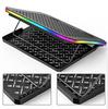 Кулер для ноутбука Lamore Advanced Model 16 миллионов цветов RGB LED Color Мощный большой охлаждающий вентилятор Высокопроизводительная охлаждающая подставка Охлаждающая подставка с 2 USB