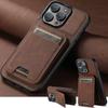 Applicable To iPhone16ProMax Card Mobile Phone Case Apple 15 Samsung S24Ultra Bracket Google 8 Leather Case