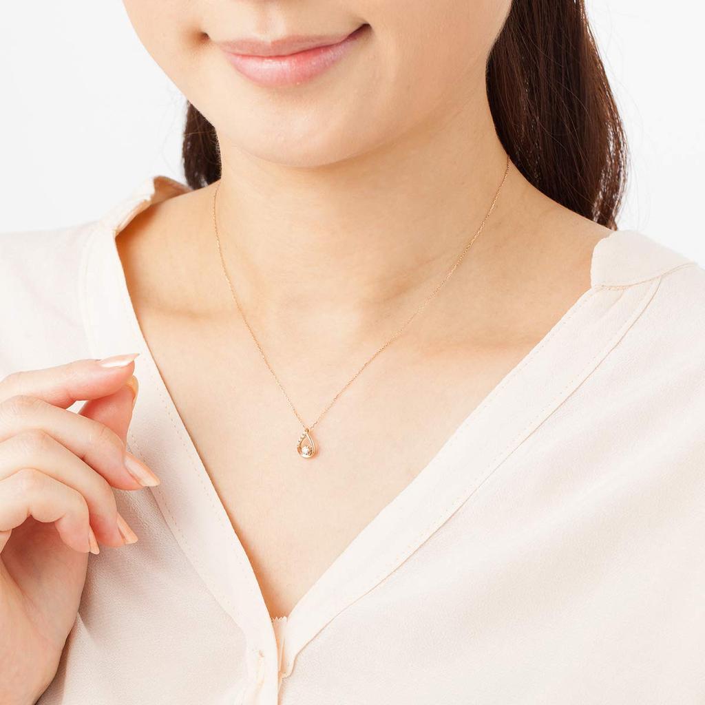Yondo K18 Pink Gold Necklace [Canal Sea] Canal4℃ 15184-112-3105-00-00