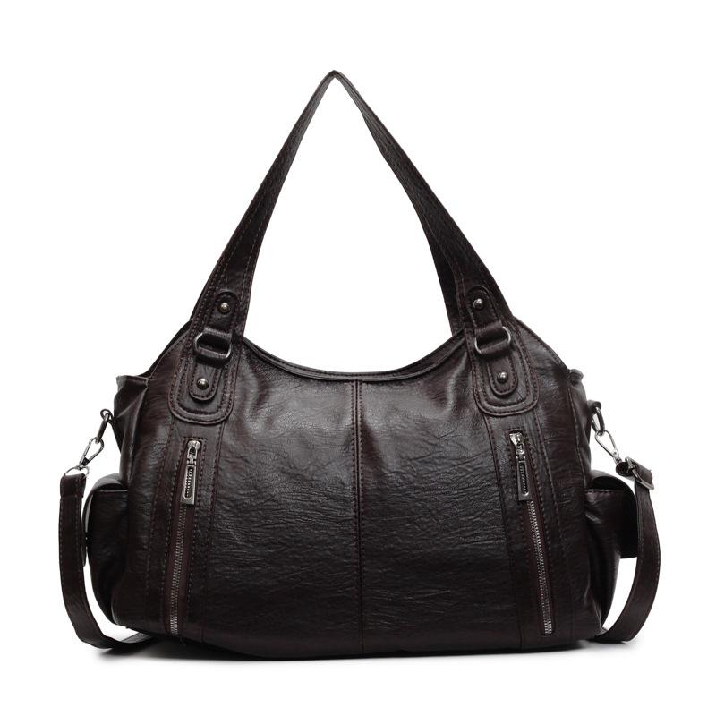 Новая женская сумка модная, стильная и простая, сумка-тоут в ретро-стиле, персонализированная сумка через плечо кроссбоди большой вместимости.