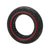 10x2.5 Inch Electric Scooter Solid Tire Honeycomb Rubber Scooter Tubeless Tire for Xiaomi M365 Red