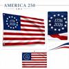 Флаг США с 13 звездами в круге 6090 Односторонний Полиэстер Декор для улицы