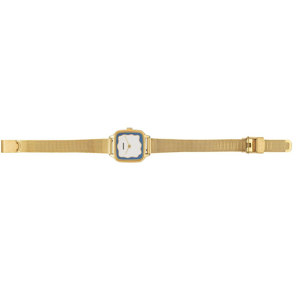Авторизованный дилер [KOMONO] Женские часы KOMONO KOM-W4290 Kate Wave Royal Gold Mesh Sky