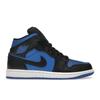 Air 1 Mid Black Royal Blue Мужские кроссовки белые DQ8426-042