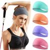 Elastic Breathable Sweat Band Fitness Sweat Absorption Exercise Headband Yoga Dance Basketball Football Badminton Running Unisex