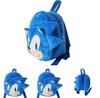 Supersonic Sonic Hedgehog Backpack Adorable Plush Schoolbag For Kids