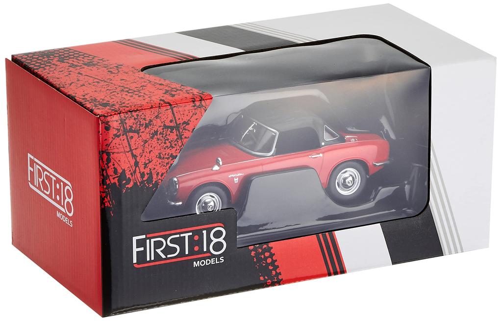 Honda S800 Кабриолет Красный Готовое изделие FIRST18 1/18
